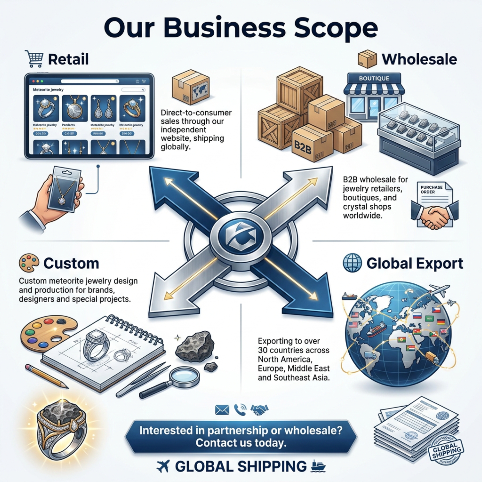 Worldwide global shipping